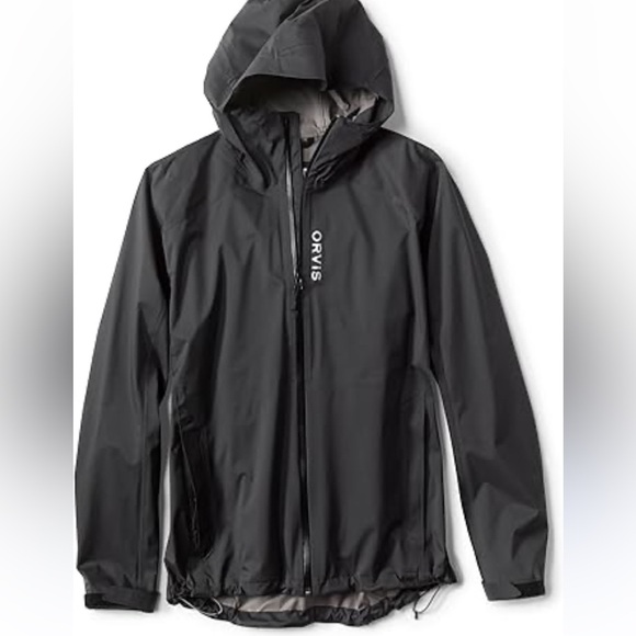 Orvis Men’s Ultralight Storm Jacket Size Small – Black - Picture 3 of 9
